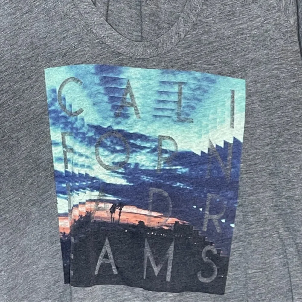 Chaser California Dreams T-Shirt Gray‎ - Picture 4 of 7